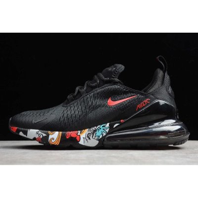 Nike Air Max 270 Graffiti Siyah / Kırmızı Koşu Ayakkabısı Türkiye - WGBN9X33